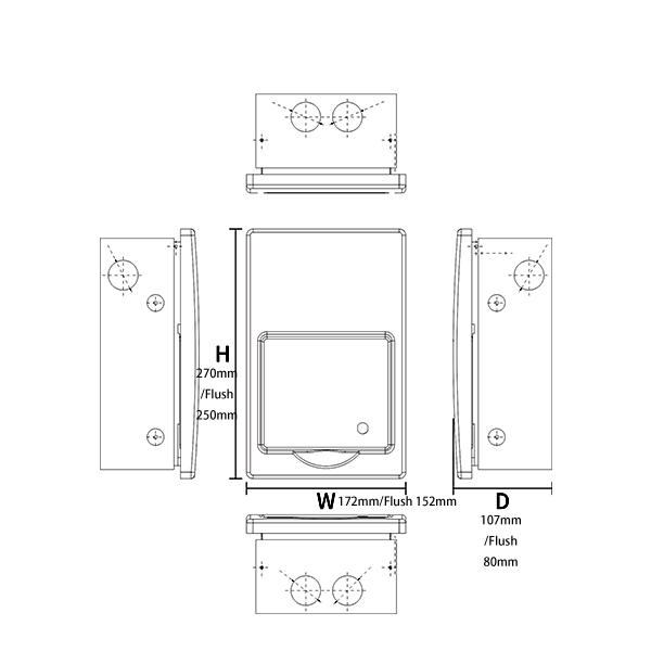 Flush Mounted Metal Garage Unit-wosomelec